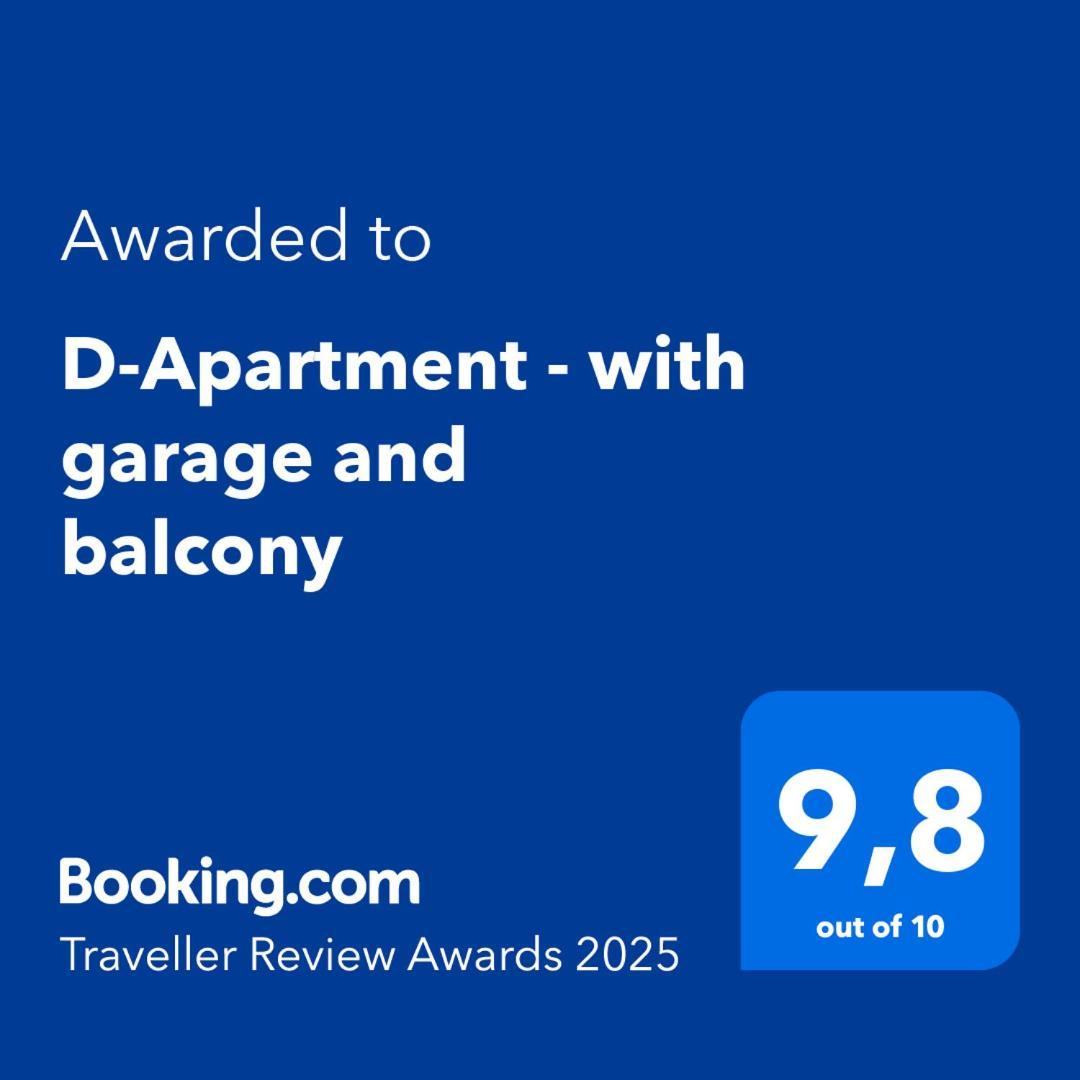 D-Apartment - With Garage And Balcony Ζαντάρ Εξωτερικό φωτογραφία